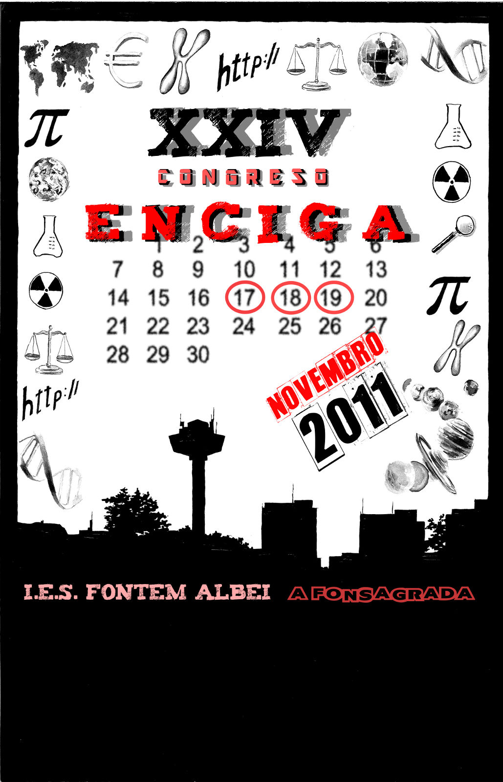 Cartel do XXIV Congreso de ENCIGA